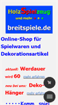 Mobile Screenshot of breitspiele.de